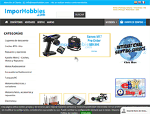 Tablet Screenshot of imporhobbies.com